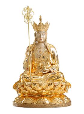 熙曼蒂全铜地藏王菩萨佛像