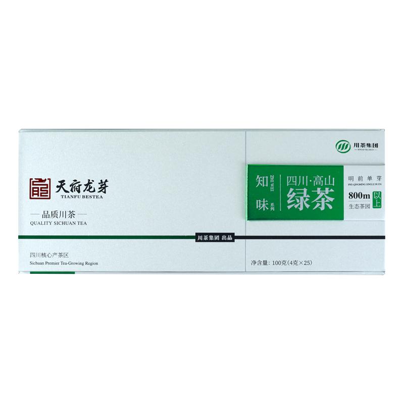 天府龙芽知味绿茶礼盒装100g