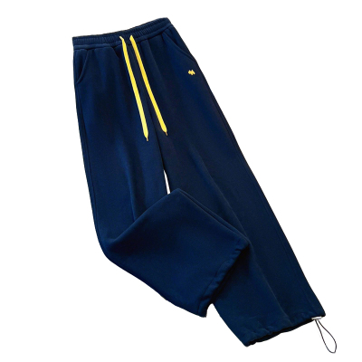 加绒美式八分运动卫裤女九分休闲