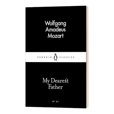 英文原版 My Dearest Father 莫扎特 我亲爱的父亲 小黑书 英文版 进口英语原版书籍