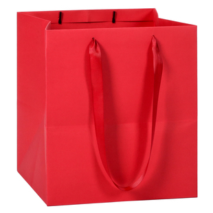 方形牛皮纸礼品袋蛋糕店打包袋外卖手提袋纸袋大号鲜花包装袋定制