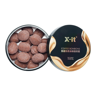 IMINT咖啡糖焦糖玛奇朵香醇浓厚Xit硬糖VC醒神提脑开车办公零食MX