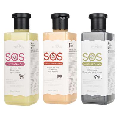 SOS逸诺猫咪洗澡沐浴露杀菌除螨