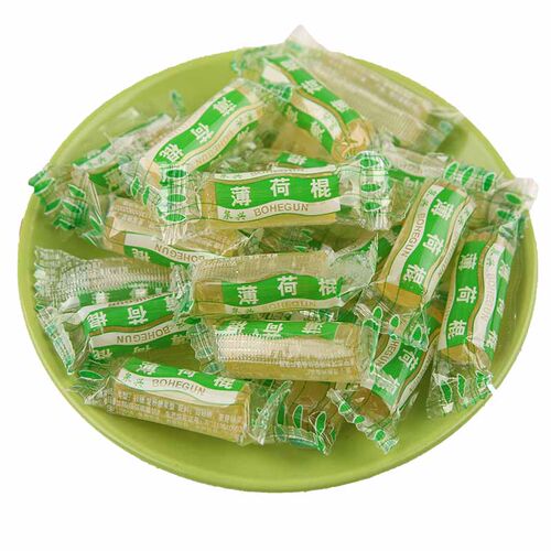 老式薄荷糖棍500g清凉糖手工冰糖80后硬糖果包邮买3送2买2送1