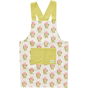 新款2025儿童画画防油防水围裙 加宽交叉背带成人女亲子家用厨房