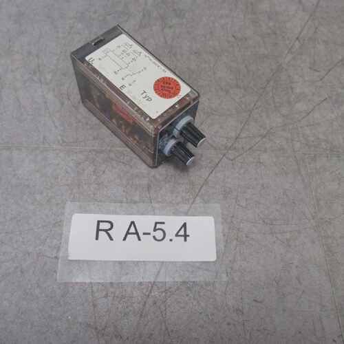 Tesch E58.0x05/09 Time Relay 220VAC Range 3-60 Seconds 3-60
