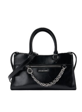 【季末】Love Moschino2026春夏 女士金属链条装饰单肩手提包