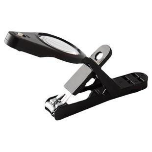 日本IMAKARA带放大镜指甲钳老人指甲剪儿童指甲刀带照明灯