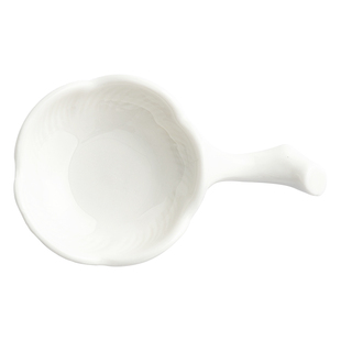 白色陶瓷墨碟笔搁笔掭白瓷书法专用文房四宝搁毛笔蘸墨瓷碟