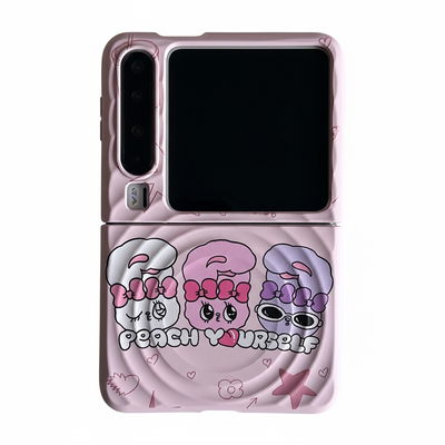 少女心粉色磁吸支架purax手机壳