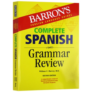 巴朗西班牙语语法大全 英文原版 Complete Spanish Grammar Review 英文版工具书 进口原版书籍