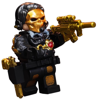 三角洲行动军事积木人仔玩具