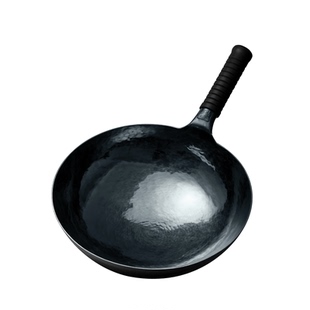 章丘手工铁锅锻打无涂层家用老式官方旗舰店正品纯炒菜锅炒锅正宗