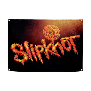 来图定制SLIPKNOT活结乐队摇滚挂旗 酒吧装饰壁挂挂布窗帘试衣间