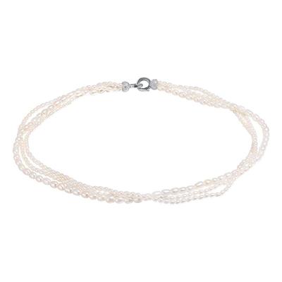 海蒂珠宝三层设计款珍珠项链