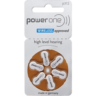 powerone助听器电池p10峰力p13西门子p312瑞声达p675专用纽扣电子