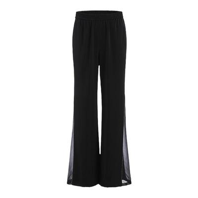 声雨竹春秋薄款中腰时尚阔腿裤