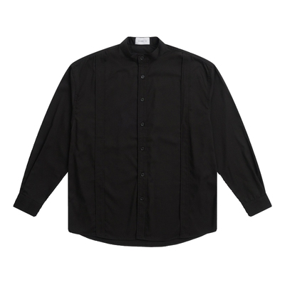 TUTM男装【新中式】立圆领衬衫男士宽松春秋季抗皱易打理衬衣外套