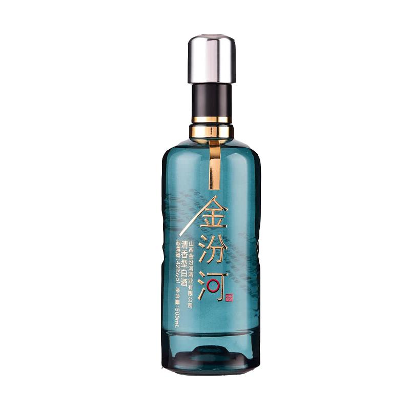 金汾河青粹 清香型白酒  42度500ml 收藏宴请自饮年货送礼 光瓶酒