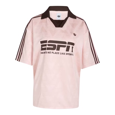 adidas阿迪达斯三叶草女子FOOTBALL JERSEY运动休闲短袖T恤KG3611