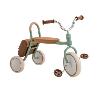 Kidpop复古mate经典儿童三轮车脚踏车2-4岁宝宝滑步车周岁礼物