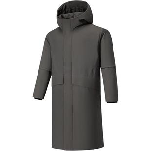 安踏冠军全天候系列长款85鸭绒羽绒服男防风商务外套152540924