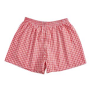 纯棉女士阿罗裤居家户外一裤两穿沙滩宽松舒适印花休闲四角内裤