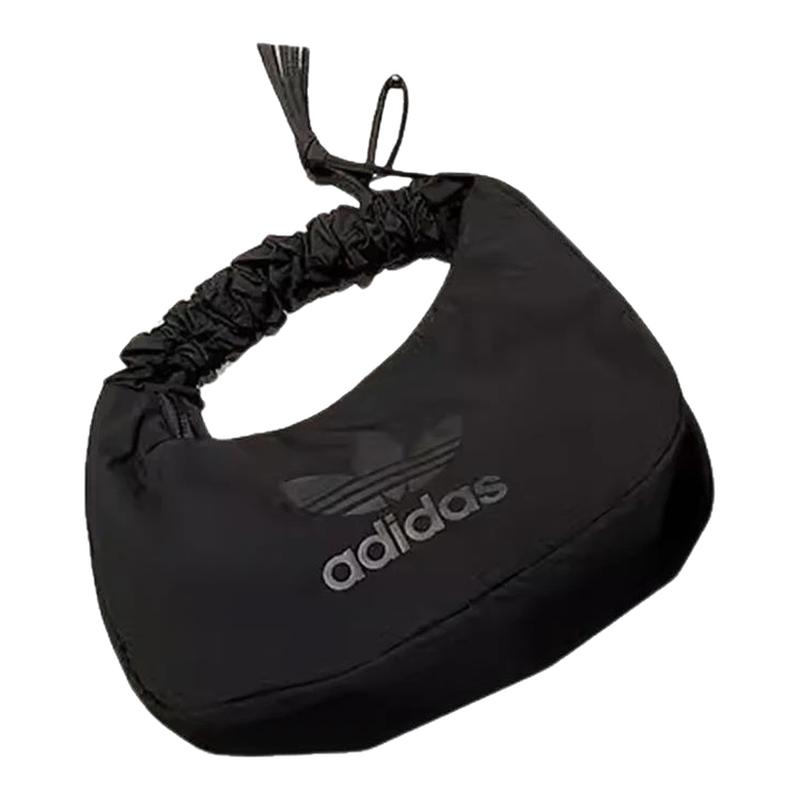 「云朵包」adidas阿迪达斯三叶草 牛仔风大容量运动挎包