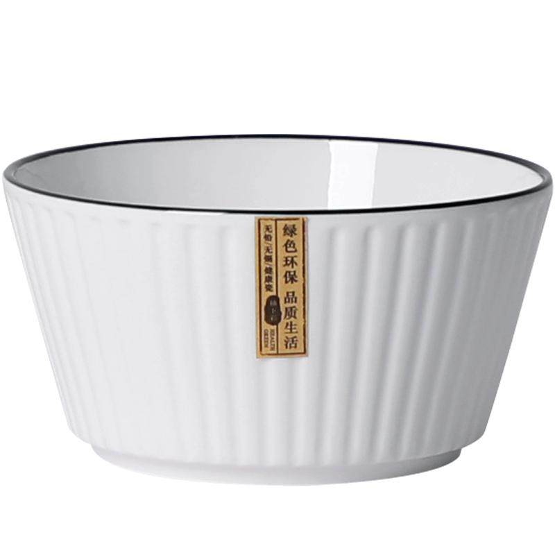 10个碗19.8元日式家用陶瓷米饭碗创意北欧风泡面碗汤碗吃饭碗简约