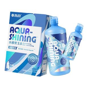 海昌水感觉水润隐形眼镜护理液500+120保湿润滑药水近视美瞳官网