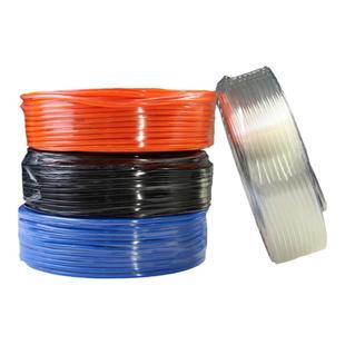 星辰PU管空压机气泵气管3-8/10/12/16mm透明蓝黑橙汽管子软管气线