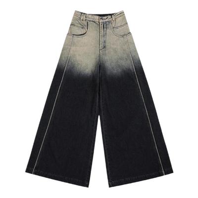 YJ1NGZYZJ 渐变牛仔长裤