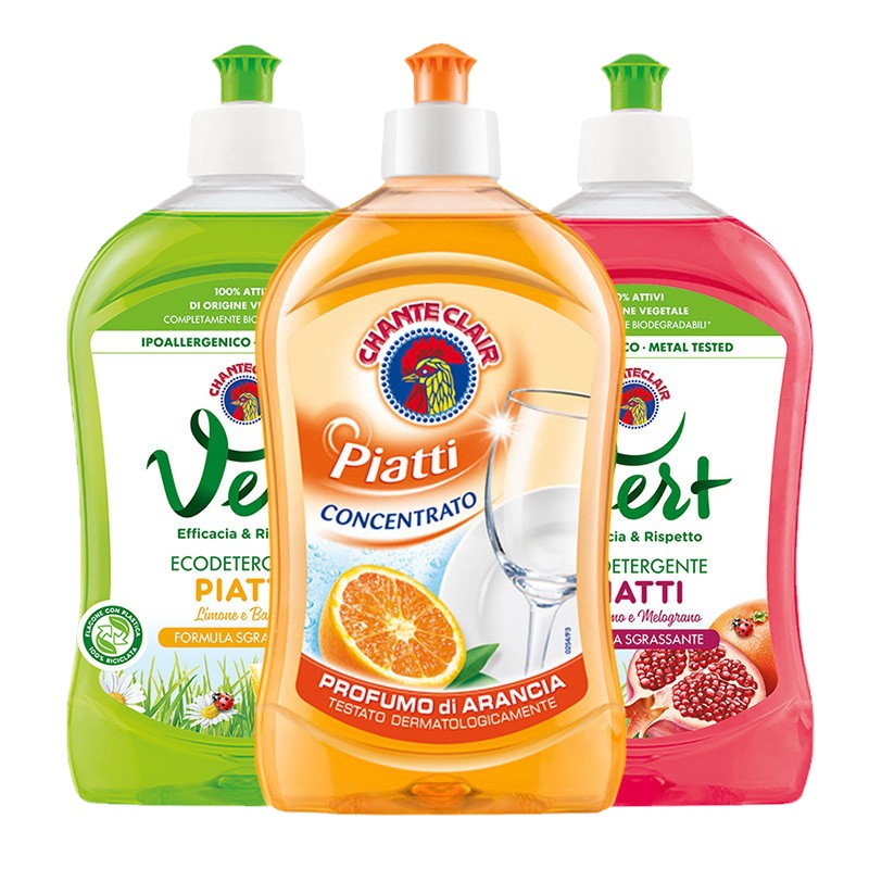 意大利进口浓缩洗洁精水果疏莱清洗剂洗碗液去油污低泡清洁500ml