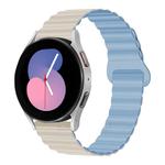 适用三星watch8表带watch5pro手表表带表帶watch4/watch7ultra/active2硅胶磁吸原装watch6classic