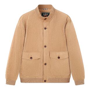 比华利保罗秋冬灯芯绒新款男士休闲舒适夹克外套