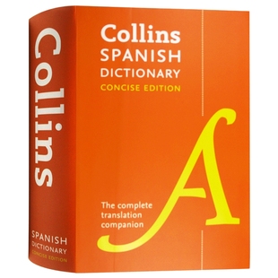 柯林斯简明西班牙语词典 Collins Spanish Concise Dictionary 英文原版西语词典 西班牙语英语双语字典 英文原版工具书 Collins