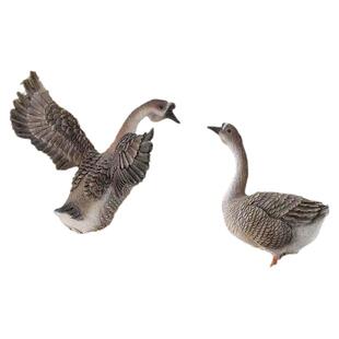 【母鹅公鹅】CollectA官方授权正版动物模型早教玩具