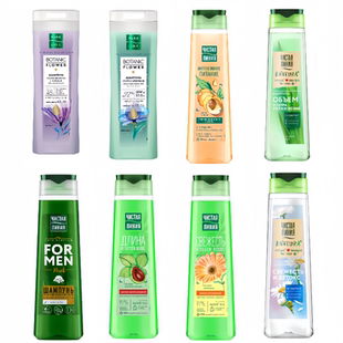 俄罗斯本土品牌清洁线洋甘菊金盏花洗发水控油滋养受损发质400ml