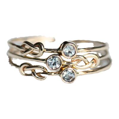 Stones手作14K金闪耀宝石戒指