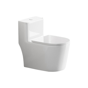 潮州家用普通马桶喷射虹吸式防臭大口径小户型静音全施釉坐便器