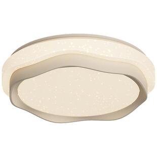 箭牌奶油风过道灯中古风波浪吸顶灯护眼玄关入户灯衣帽间阳台灯具