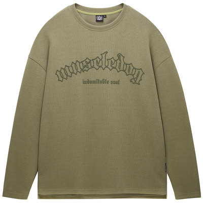 肌肉狗长袖T恤运动休闲保暖