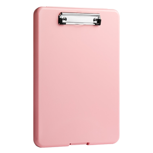 A4板夹收纳盒文件夹写字垫板小学生专用板夹试卷收纳整理神器大容量塑料档案盒文件资料盒办公用品文档整理