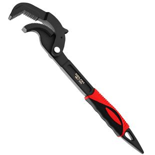 德力西活动扳手工具套装活口开口板手万用管钳卫浴多功能快速扳子