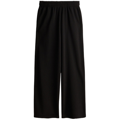 HM女装卫裤秋季高腰休闲宽松简约舒适阔腿慢跑裤1234729