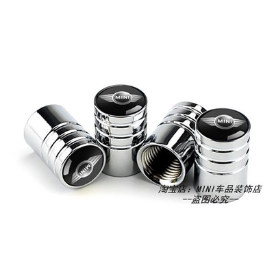 宝马mini专用铝合金轮胎气门嘴帽