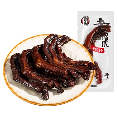 钱家香老卤鸭爪香辣卤味鸭掌独立包装鸭爪子休闲卤味零食
