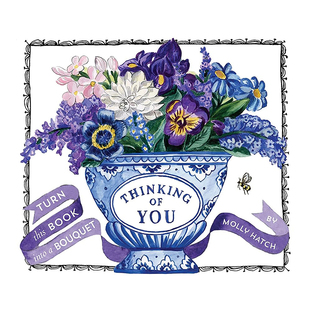 【预售】Thinking of You 想着你 成人翻翻立体书 情侣送男朋友女朋友生日礼物 英文原版创意书型花盆礼品书书籍情人节/节日