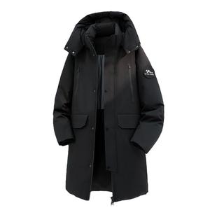 雪中飞2025冬新款男女同款户外滑雪机能羽绒服长款加厚硬壳