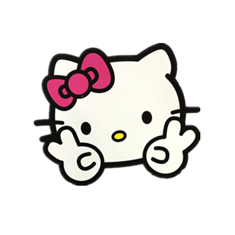hellokitty凯蒂猫女孩可爱卡通卧室墙贴柜子冰箱马桶贴纸装饰贴画